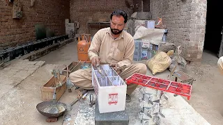 Amazing Technique of Making Lead Acid Battery Plates & Restoring a Dead Battery