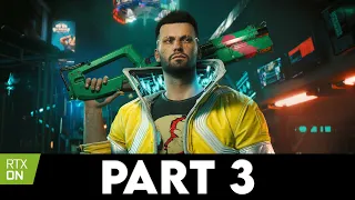 CYBERPUNK 2077 PATH TRACING Gameplay Walkthrough PART 3 [4K PC ULTRA RTX OVERDRIVE] - No Commentary