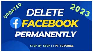 How to delete Facebook account Permanently on computer| updated In 2023