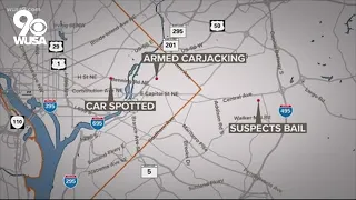 2 suspects, including juvenile arrested after armed carjacking in Northeast DC