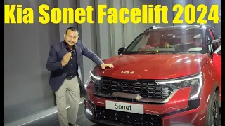 Kia Sonet Facelift 2024 , अब सेफ्टी पर सवाल नहीं , ADAS, 6 Airbags, 360 Camera , Pakistani Reaction