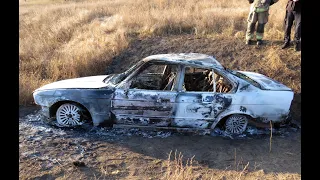 Вбите подружжя у спаленому авто: в Мирнограді оперативники розкрили подвійне вбивство