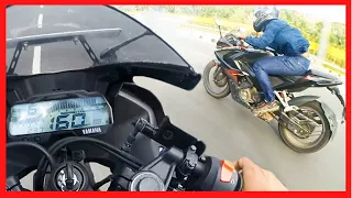 Pulsar RS 200 VS R15 V3 | RACE | TOP END | 160 KMPH