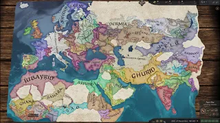 CK3: Realm Timelapse: 867-1453: Historic Invasions Mod