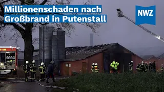 Millionenschaden nach Großbrand in Putenstall in Ganderkesee