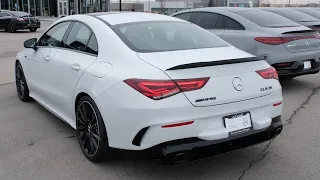 2023 AMG CLA 35 Coupe w/ 2.0L inline 4 turbo and 302 hp!