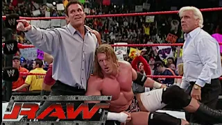 Triple H & Batista W Randy Orton & Ric Flair vs Scott Steiner & Booker T RAW Feb 17,2003