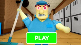ESCAPE EVIL JANITOR (NEW OBBY) Full Gameplay | ROBLOX