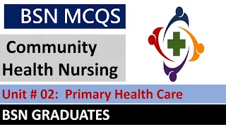 Community Health Nursing MCQs |  Unit no  02 |  BSN Graduates