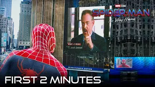 SPIDER-MAN: NO WAY HOME (2021) Opening Scene - FIRST 2 MINUTES | Marvel Studios & Sony Pictures (HD)