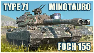 Type 71, Minotauro & Foch 155 • WoT Blitz Gameplay