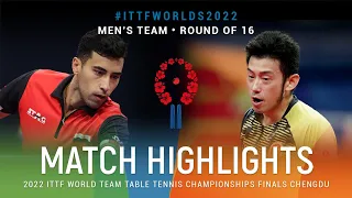 Highlights | Youssef Abdel-Aziz (EGY) vs Wong Chun Ting (HKG) | MT R16 | #ITTFWorlds2022