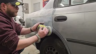 Beginning paint prep on my '94 Corolla