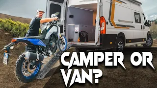 CARAVAN or VAN for Dirtbike riders?