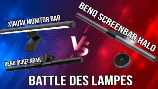 BenQ ScreenBar Halo vs Xiaomi Monitor bar et BenQ Screenbar Classique