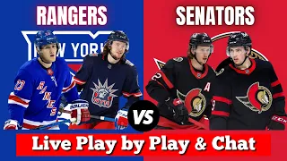 New York Rangers vs Ottawa Senators | Live NHL Play by Play & Chat