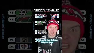 NHL PLAYOFF MATCHUP PREDICTIONS #trending #nhl #nhlhockey #hockey #hockeyshorts #nhlshorts