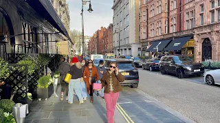 London Walk | Most Expensive Neighborhood in London MAYFAIR Posh area in Central London [4K HDR]