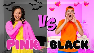 Ellie's Pink vs Black Bedroom DIY Challenge | Ellie Sparkles Show Compilation For Kids | WildBrain