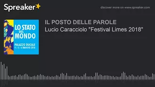 Lucio Caracciolo "Festival Limes 2018"