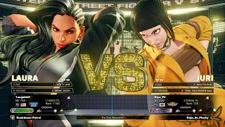Laura vs Juri 🔥 Street Fighter V Champion Editon