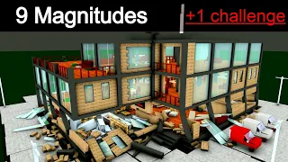 A Restaurant - 3D EARTHQUAKE Magnitude Comparison (+ Fun Challenge No. 1)