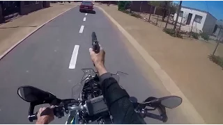 Police bike chase in RSA - SHOTS FIRED!