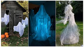 Amazing halloween ghost ideas | Diy chicken wire ghost | ATTRACTIVE DECOR