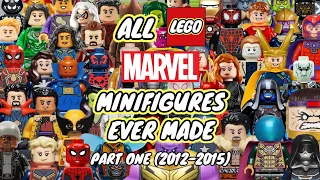 ALL LEGO Marvel Minifigures Ever Made: Part One (2012-2015)