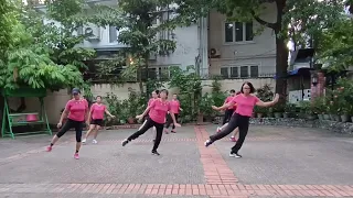 WHOOMP - Line Dance by Debbie Rushton 2023   Demo ( L2D Myanmar)