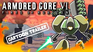 Armored Core VI | Cartoon Trailer #armoredcore6 #bandainamco #sponsored