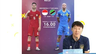 🔴SEDANG BERLANGSUNG ! INDONESIA VS TANZANIA - LAGA UJI COBA 2024