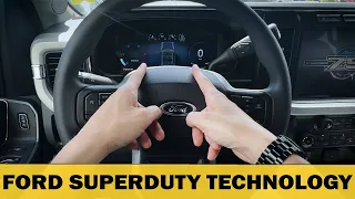 Ford SuperDuty Digital Cluster and Steering Wheel (2023 Model)