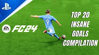 EA SPORTS FC 24 - TOP 20 INSANE GOALS COMPILATION #2 PS5 [4K60]