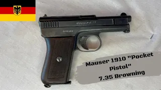 Mauser 1910 Pocket Pistol