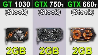 GT 1030 VS. GTX 750 Ti VS. GTX 660 Ti | New Games Benchmarks