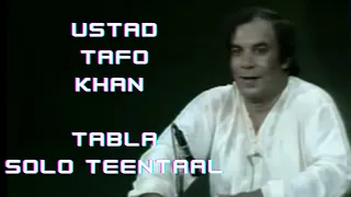 Ustad Tafo Khan Tabla Performance HD Quality | Niazistaan | Solo Version Teen Taal