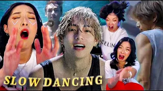 V 뷔 'Slow Dancing' Official MV REACTION 👑 THE ULT OF MY LIFE IS HERE!!! STOP (TAE)SING ME BOY!!! 😭💞