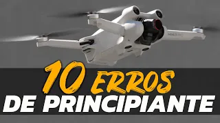 DRONES - 10 ERROS que NOVATOS COMETEM | Tutorial para iniciantes | DJI Mini 3 PRO