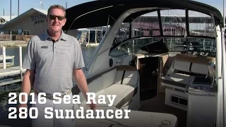 2016 Sea Ray 280 Sundancer Boat For Sale at MarineMax Dallas Yacht Center
