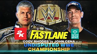 John Cena Vs Cody Rhodes | One On One | WWE FastLane 2024