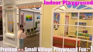 Kids' Pretend Playtime Fun! Trip to a Family Indoor Playground with Hulyan and Maya