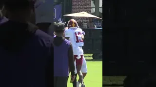 Massive BRAWL Breaks Out at Ravens Commanders Joint Practice 👀🥊 #nfl #shorts