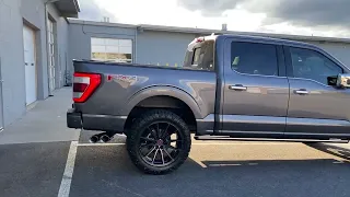 2021 F150 5.0L Corsa Extreme Exhaust Rear Side Exit Semi Cold Start