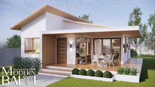 Simple and Elegant Modern Bungalow House Design | 3-Bedroom