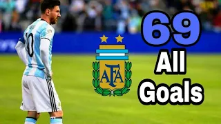 Lionel Messi All 70 Goals For Argentina 2006-2020