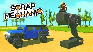 САМАЯ КРУТАЯ МАШИНА НА ПУЛЬТЕ УПРАВЛЕНИЯ В СКРАП МЕХАНИК (Scrap Mechanic)