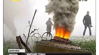 Російський вузол зв’язку - знищили українські партизани неподалік Новоазовська