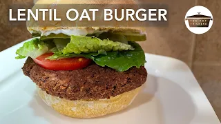 Lentil Oat Burgers | Vegan Burger | The Pot Thickens