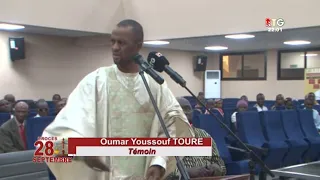 www.guineesud.com Procès du 28 sept.2009: le témoin Oumar Youssouf Touré entendu ce  15 janvier 2024